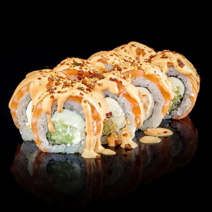 Лосось в соусе карри