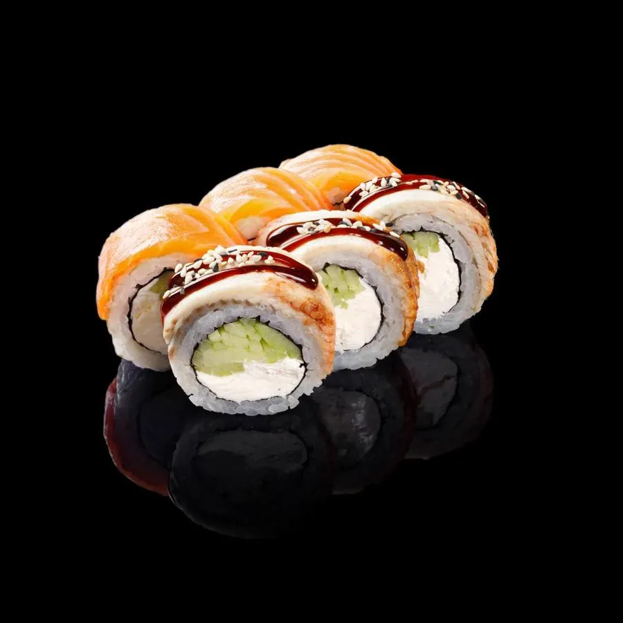 Комбо филадельфия с авокадо, 6 шт